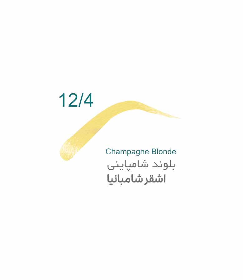 رنگ ابرو بلوند شامپاینی 12/4